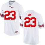 Men's Ohio State Buckeyes #23 Jahsen Wint White Nike NCAA College Football Jersey Stability ZMX6744IV